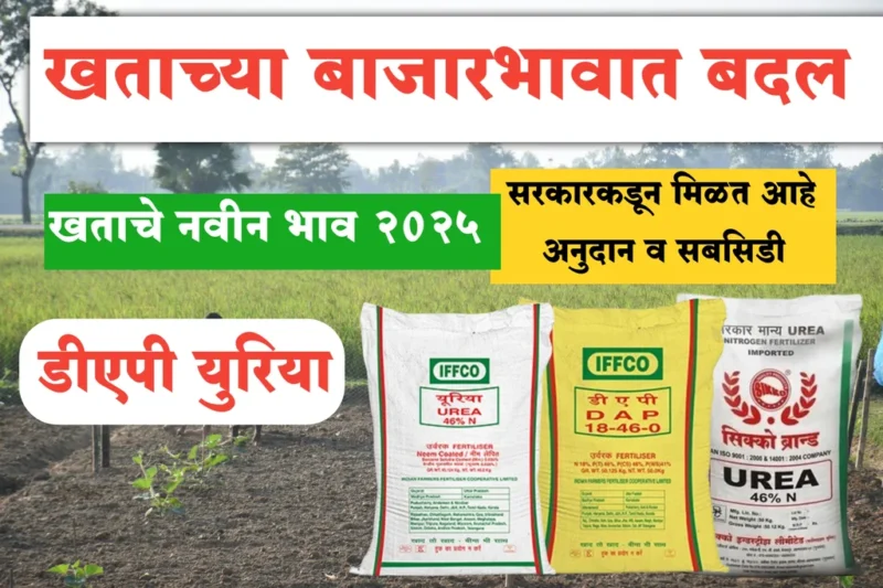 Subsidy on Fertilizers 2025-खतांसाठी मिळणारी सबसिडी आणि नवीन दर काय आहेत?